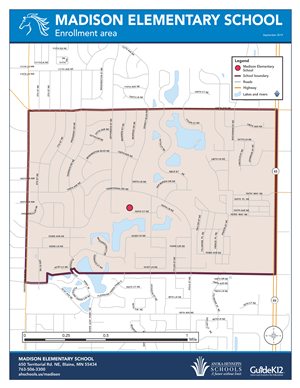 Madison enrollment area map 